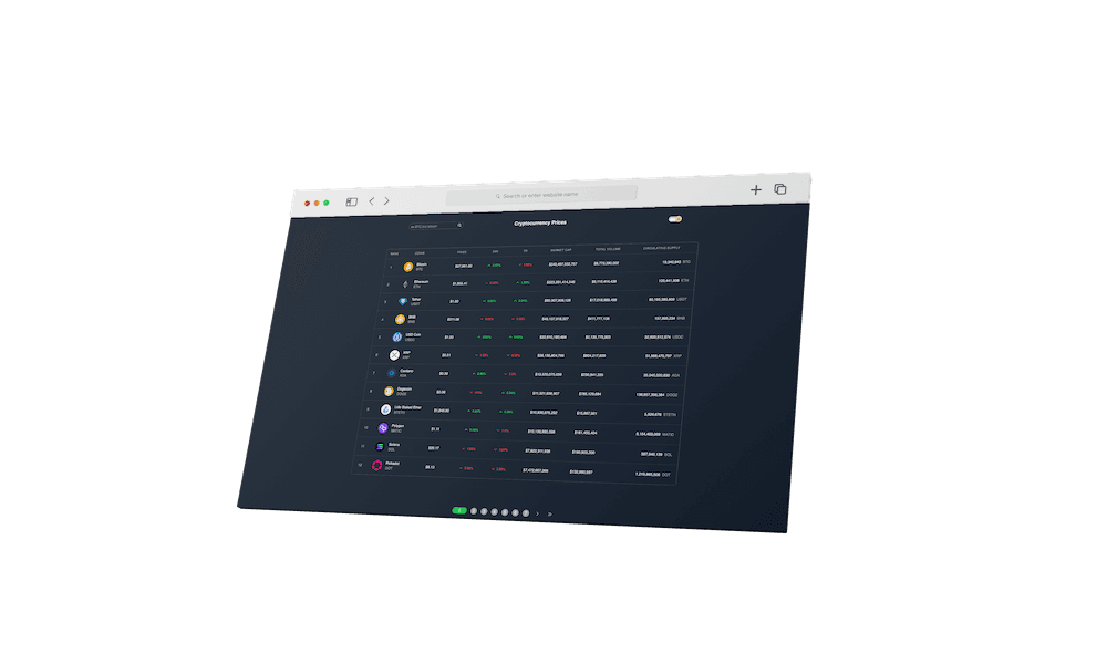 Crypto Currency app